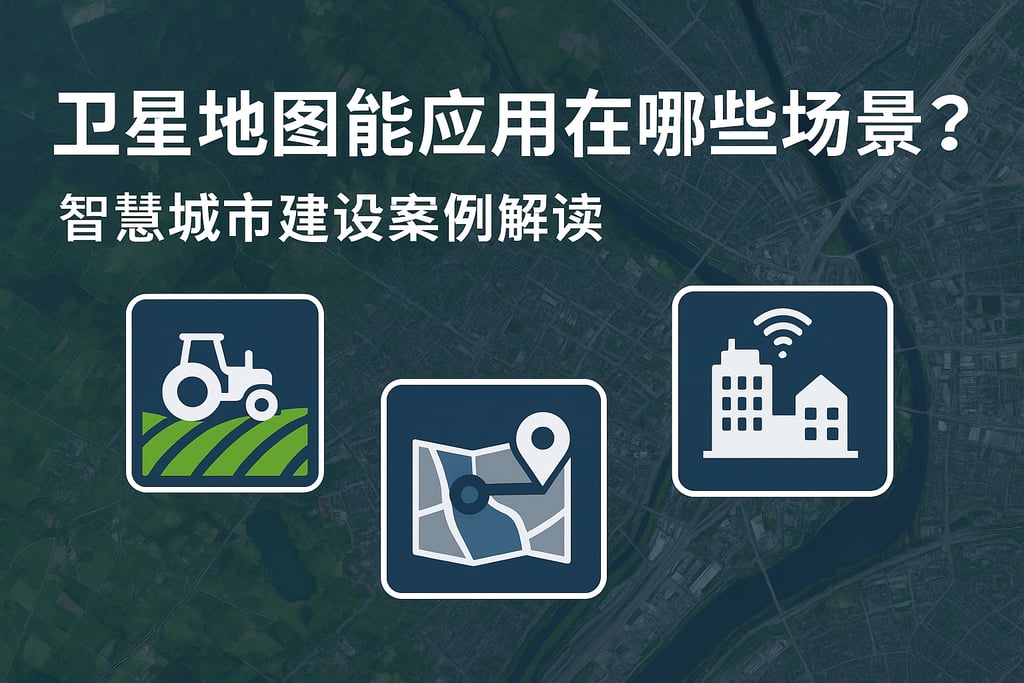 卫星地图能应用在哪些场景？智慧城市建设案例解读