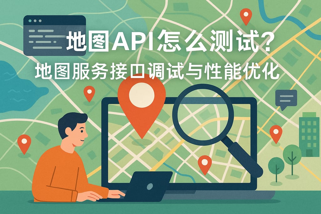 地图API怎么测试？地图服务接口调试与性能优化