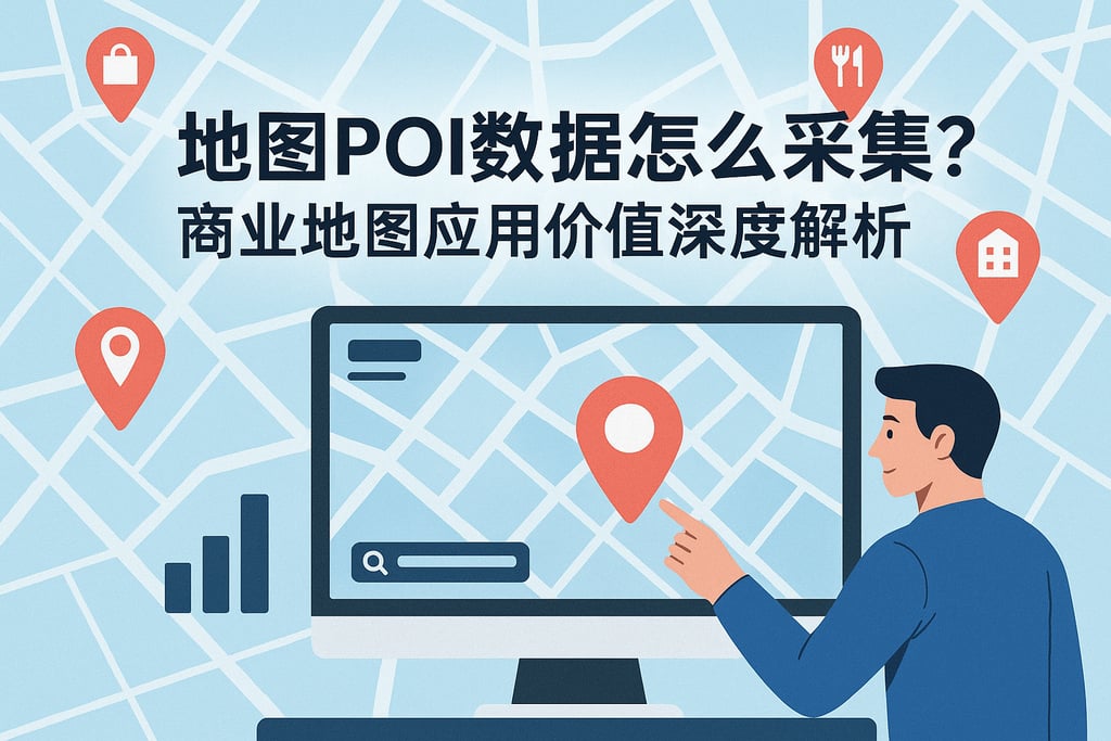 地图POI数据怎么采集？商业地图应用价值深度解析