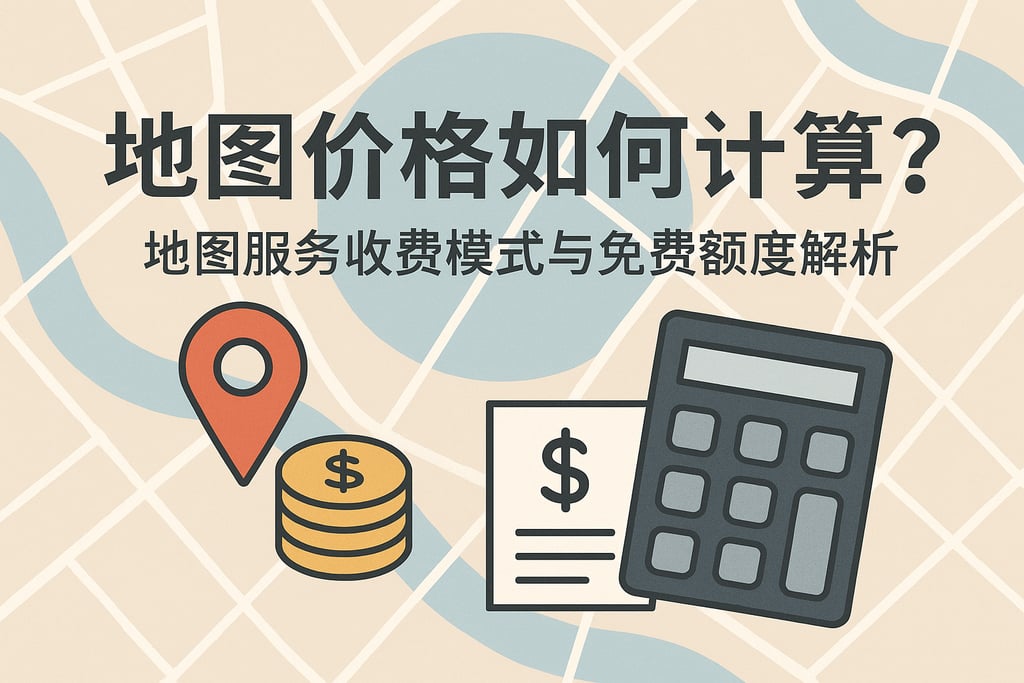 地图价格如何计算？地图服务收费模式与免费额度解析