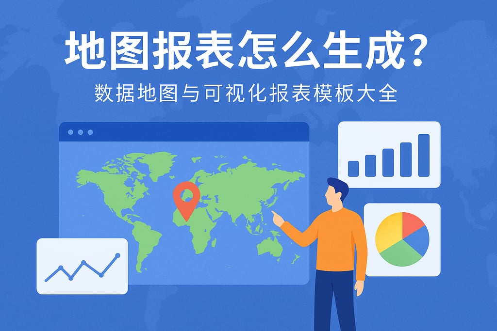 地图报表怎么生成？数据地图与可视化报表模板大全