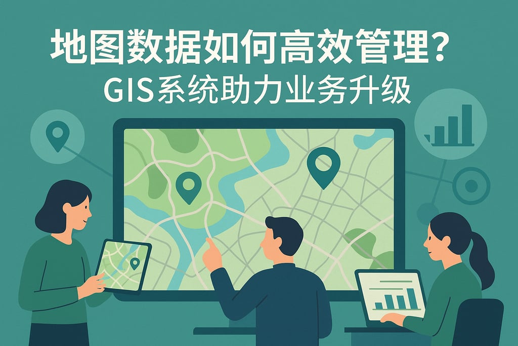 地图数据如何高效管理？GIS系统助力业务升级