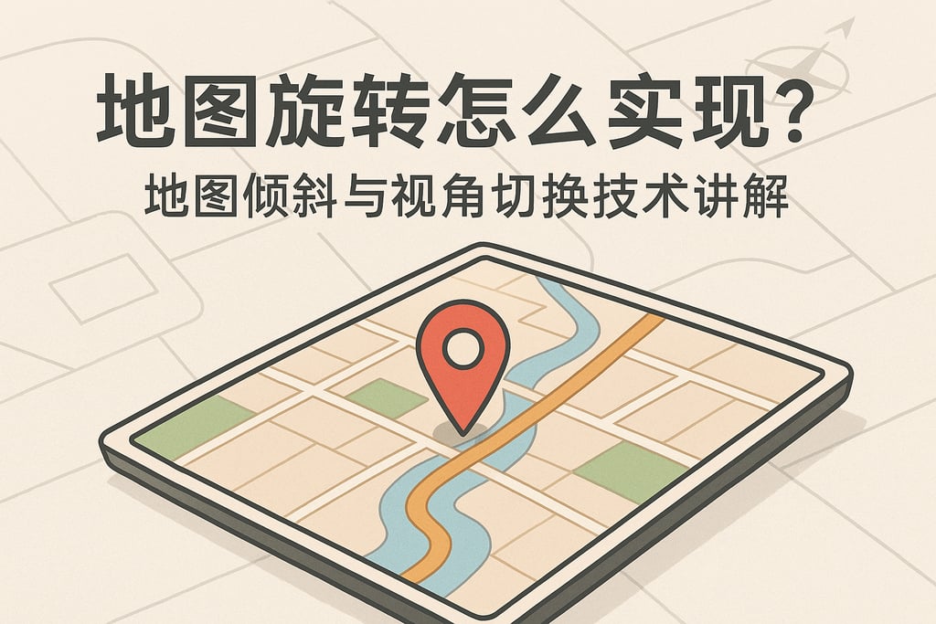 地图旋转怎么实现？地图倾斜与视角切换技术讲解