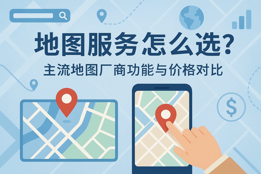 地图服务怎么选？主流地图厂商功能与价格对比