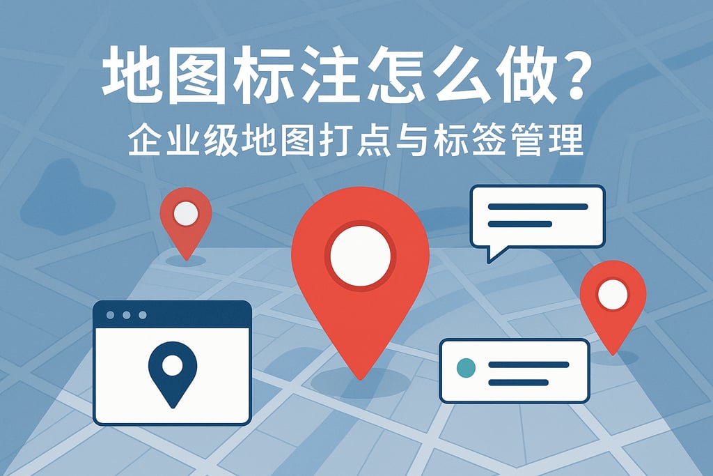 地图标注怎么做？企业级地图打点与标签管理