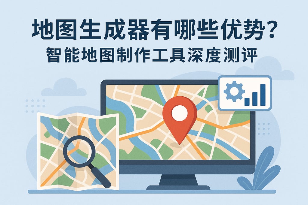 地图生成器有哪些优势？智能地图制作工具深度测评