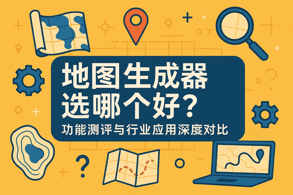 地图生成器选哪个好？功能测评与行业应用深度对比
