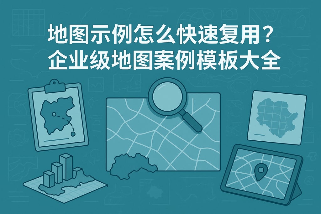 地图示例怎么快速复用？企业级地图案例模板大全