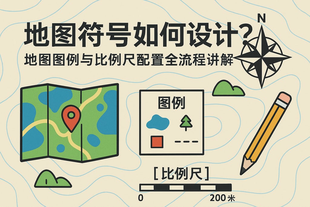 地图符号如何设计？地图图例与比例尺配置全流程讲解