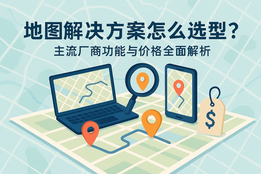 地图解决方案怎么选型？主流厂商功能与价格全面解析