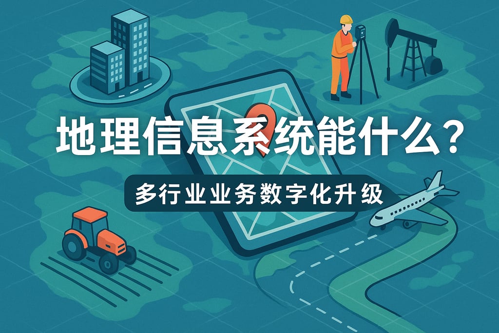 地理信息系统能做什么？多行业业务数字化升级