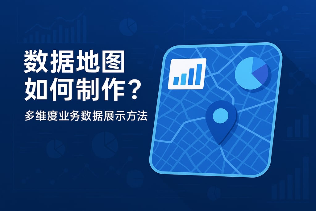 数据地图如何制作？多维度业务数据展示方法
