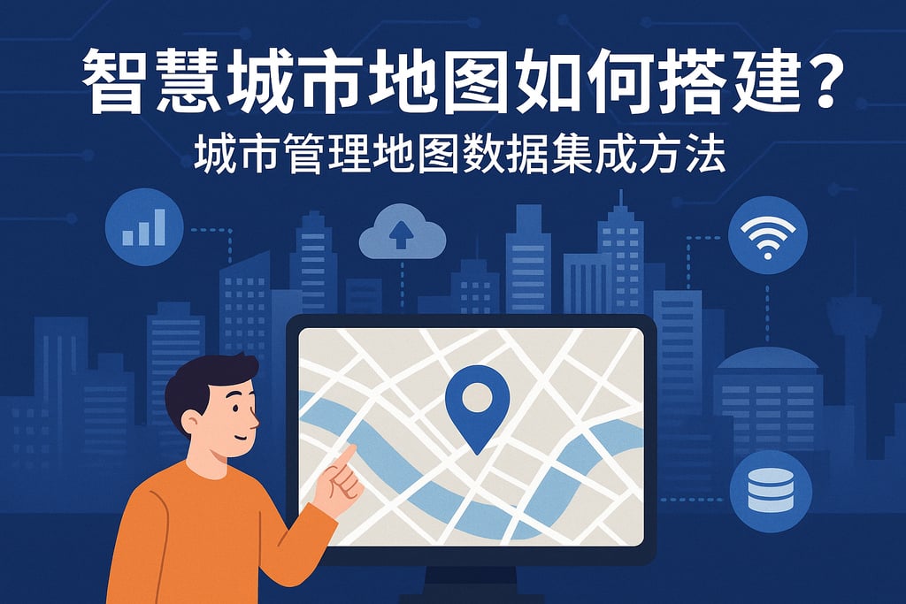 智慧城市地图如何搭建？城市管理地图数据集成方法