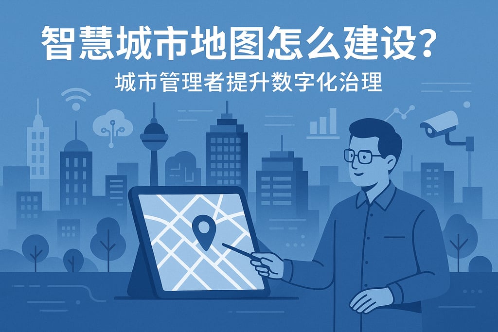 智慧城市地图怎么建设？城市管理者提升数字化治理