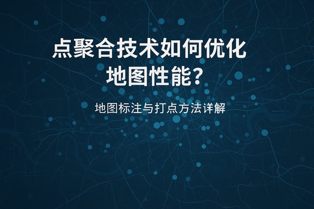 点聚合技术如何优化地图性能？地图标注与打点方法详解