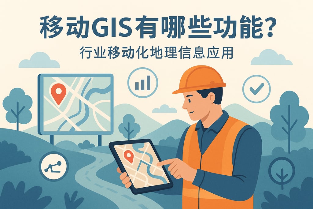 移动GIS有哪些功能？行业移动化地理信息应用