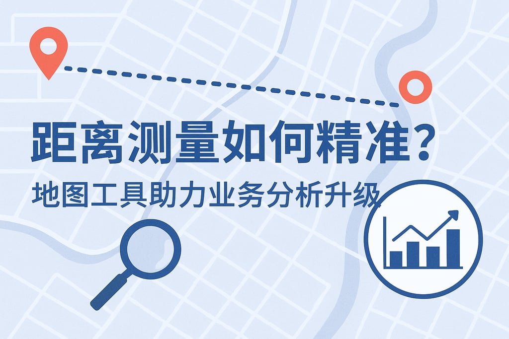 距离测量如何精准？地图工具助力业务分析升级