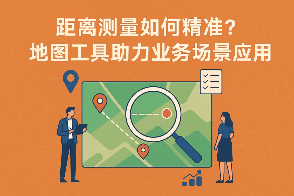 距离测量如何精准？地图工具助力业务场景应用