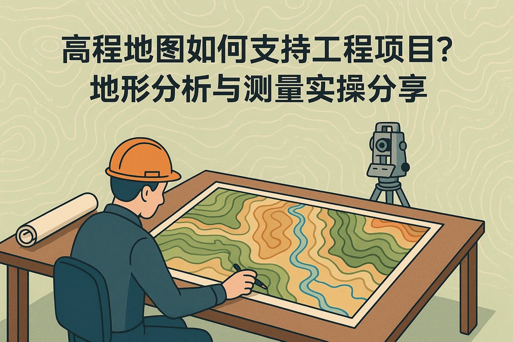 高程地图如何支持工程项目？地形分析与测量实操分享