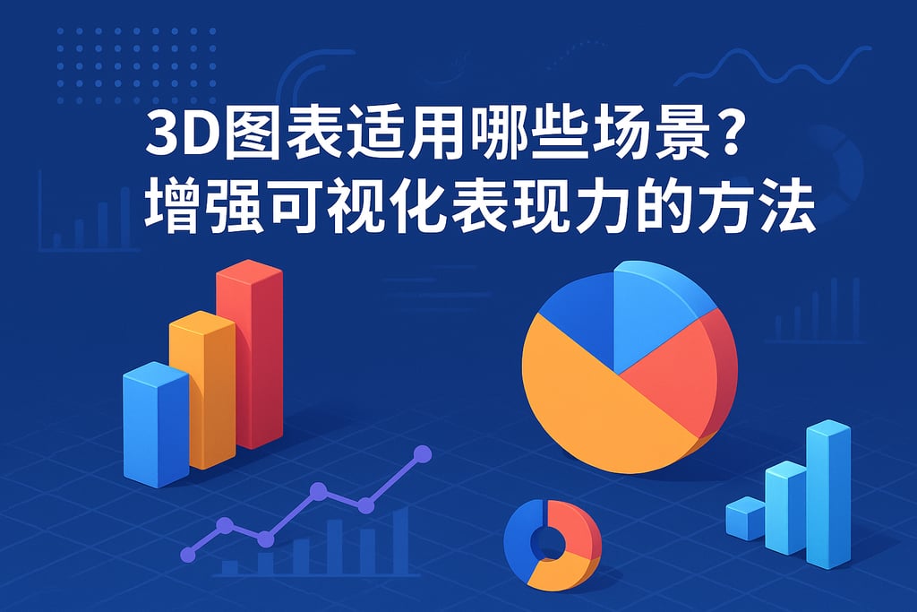 3D图表适用哪些场景？增强可视化表现力的方法