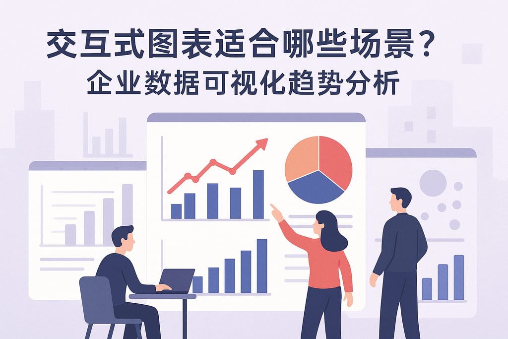 交互式图表适合哪些场景？企业数据可视化趋势分析
