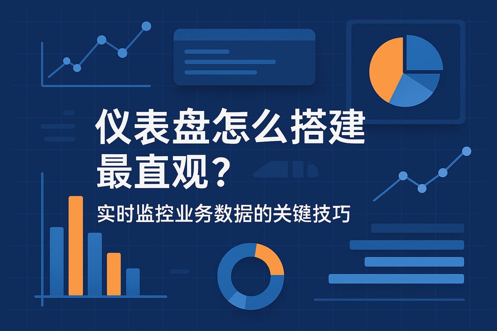 仪表盘怎么搭建最直观？实时监控业务数据的关键技巧