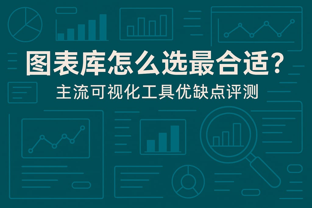 图表库怎么选最合适？主流可视化工具优缺点评测