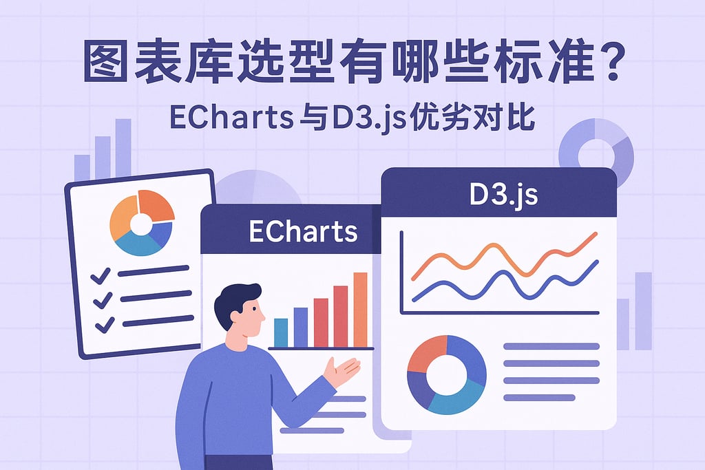 图表库选型有哪些标准？Echarts与D3.js优劣对比