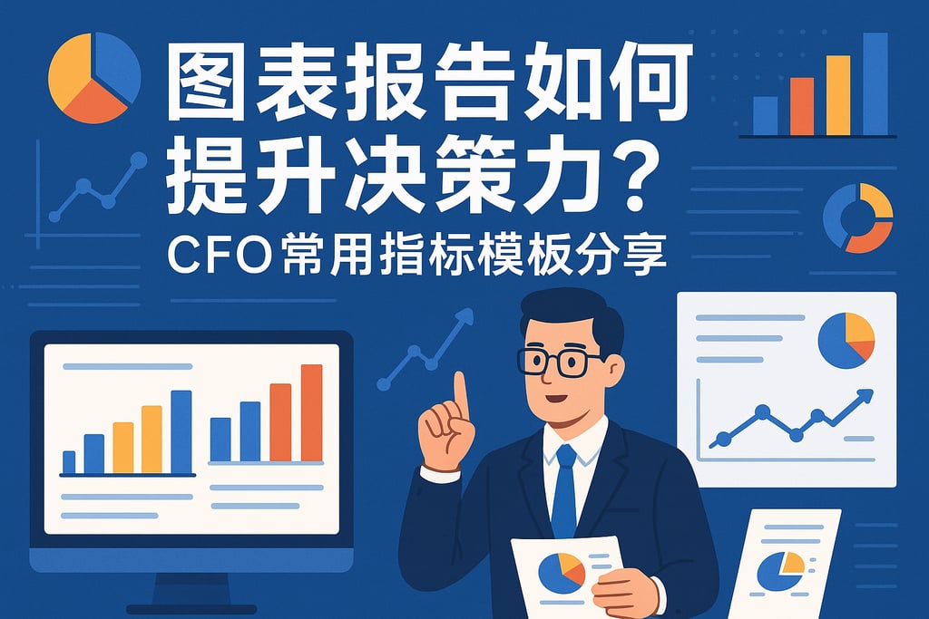 图表报告如何提升决策力？CFO常用指标模板分享