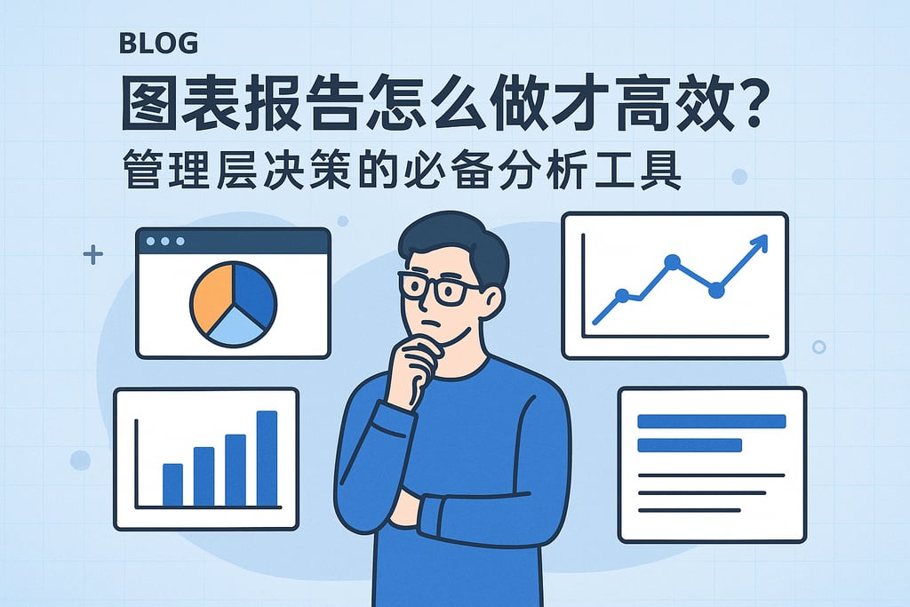 图表报告怎么做才高效？管理层决策的必备分析工具