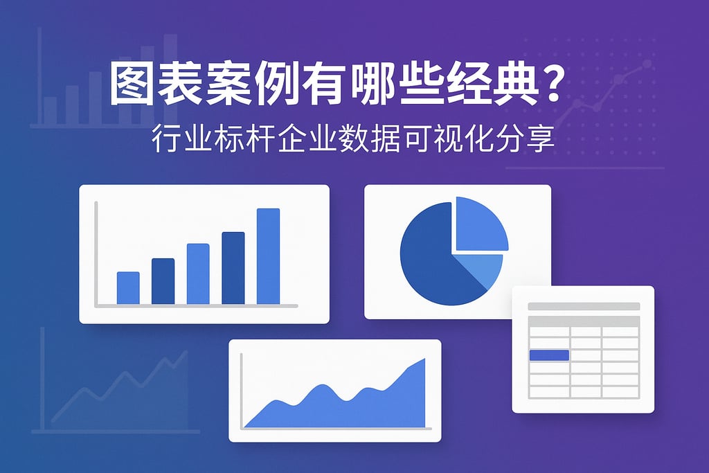 图表案例有哪些经典？行业标杆企业数据可视化分享