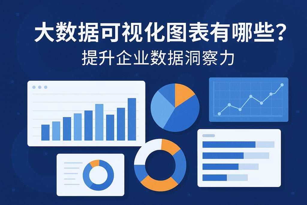 大数据可视化图表有哪些？提升企业数据洞察力