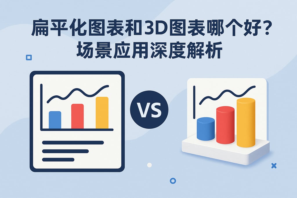 扁平化图表和3D图表哪个好？场景应用深度解析