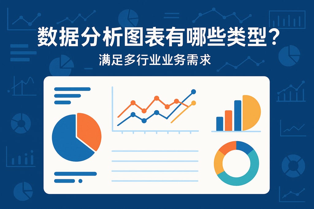 数据分析图表有哪些类型？满足多行业业务需求