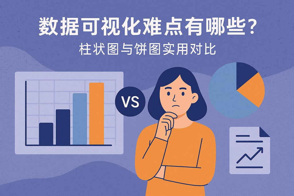 数据可视化难点有哪些？柱状图与饼图实用对比