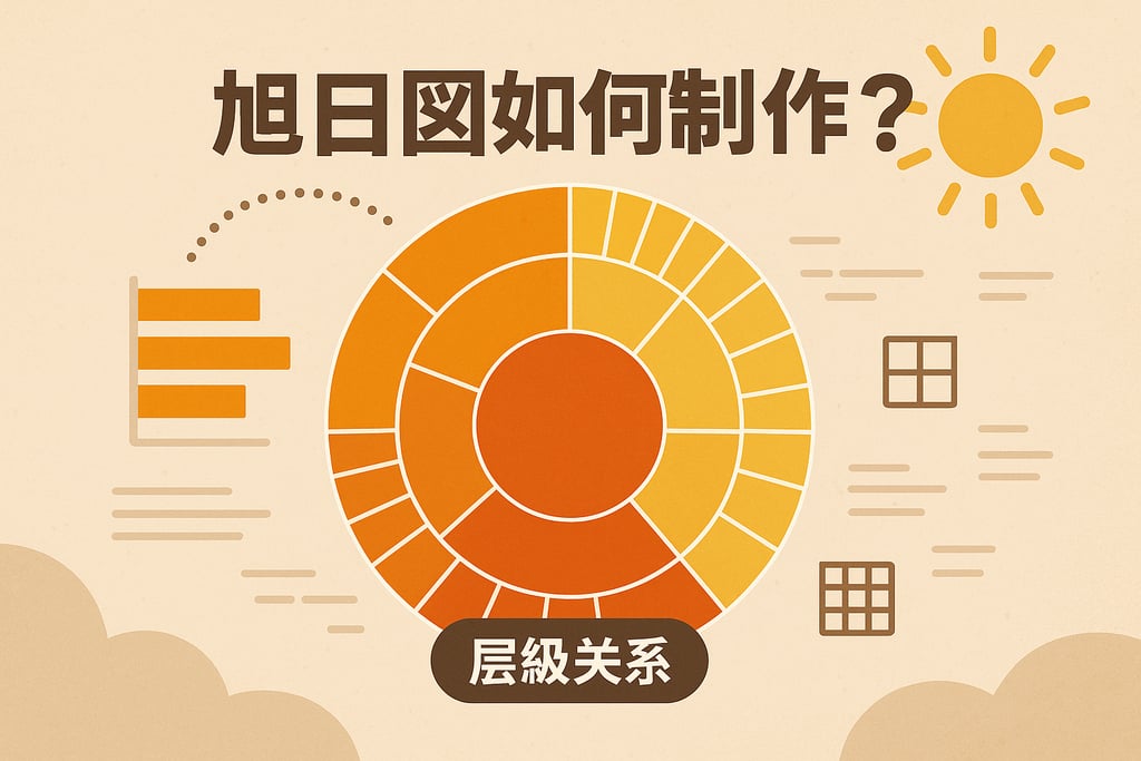 旭日图如何制作？层级关系一图展示全貌