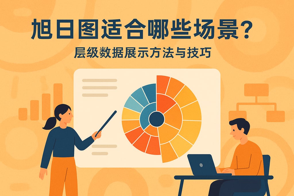 旭日图适合哪些场景？层级数据展示方法与技巧