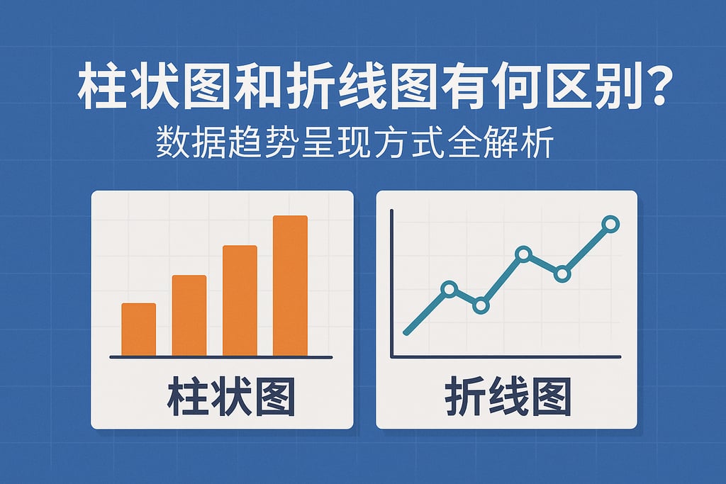 柱状图和折线图有何区别？数据趋势呈现方式全解析