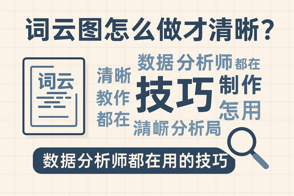 词云图怎么做才清晰？数据分析师都在用的技巧