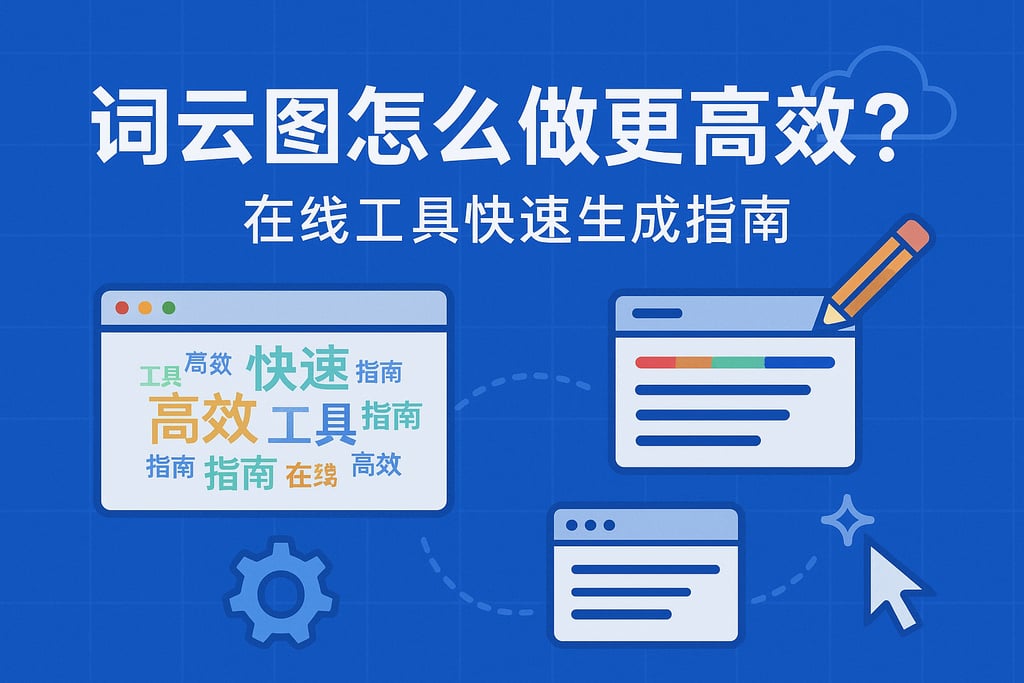 词云图怎么做更高效？在线工具快速生成指南
