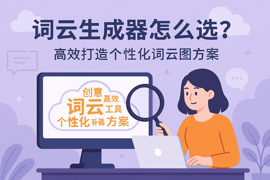 词云生成器怎么选？高效打造个性化词云图方案