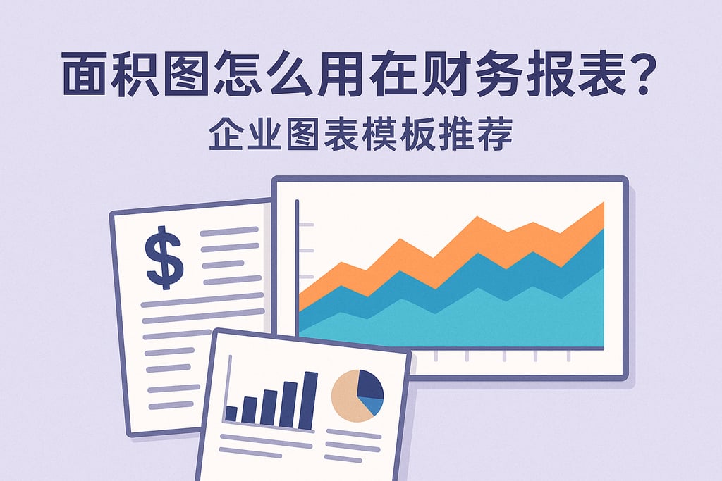 面积图怎么用在财务报表？企业图表模板推荐