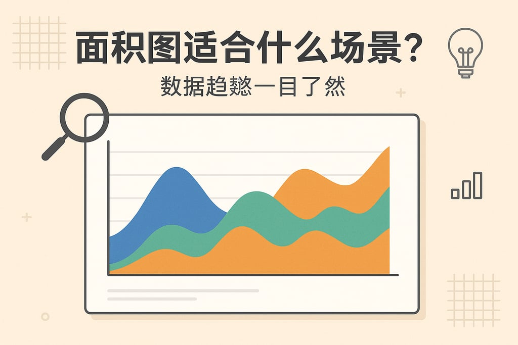 面积图适合什么场景？数据趋势一目了然
