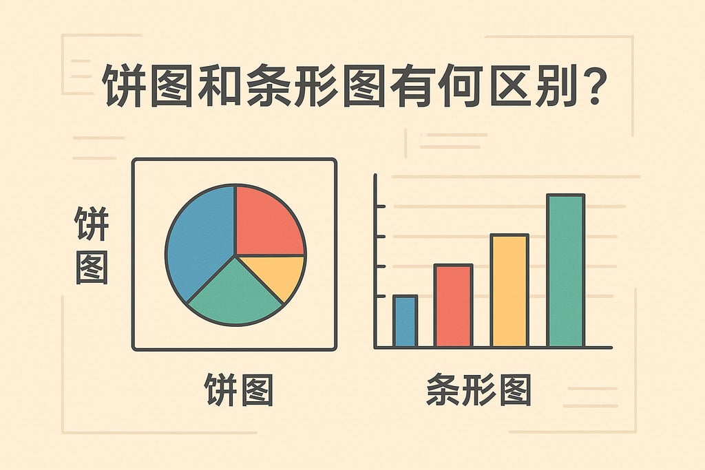 饼图和条形图有何区别？提升数据表达准确性