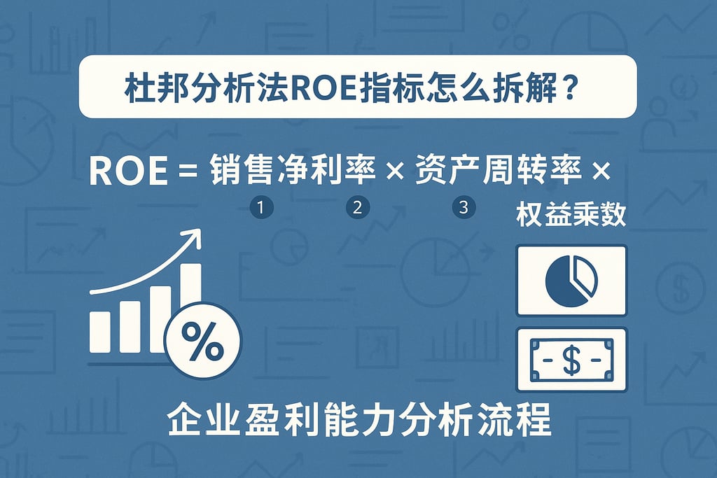 杜邦分析法ROE指标怎么拆解？企业盈利能力分析流程