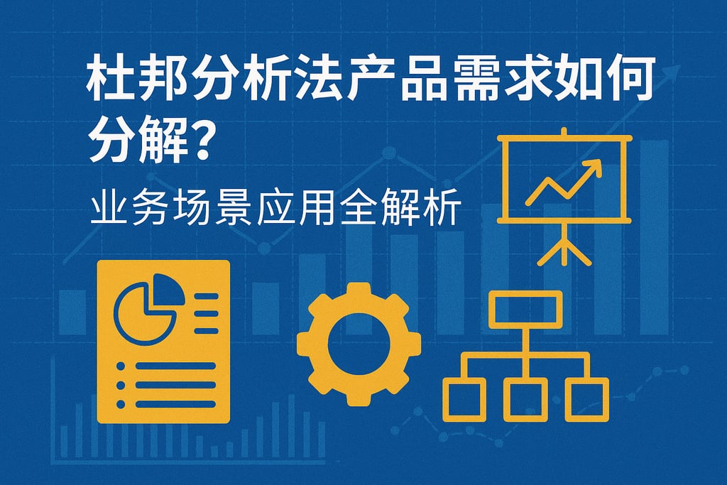 杜邦分析法产品需求如何分解？业务场景应用全解析