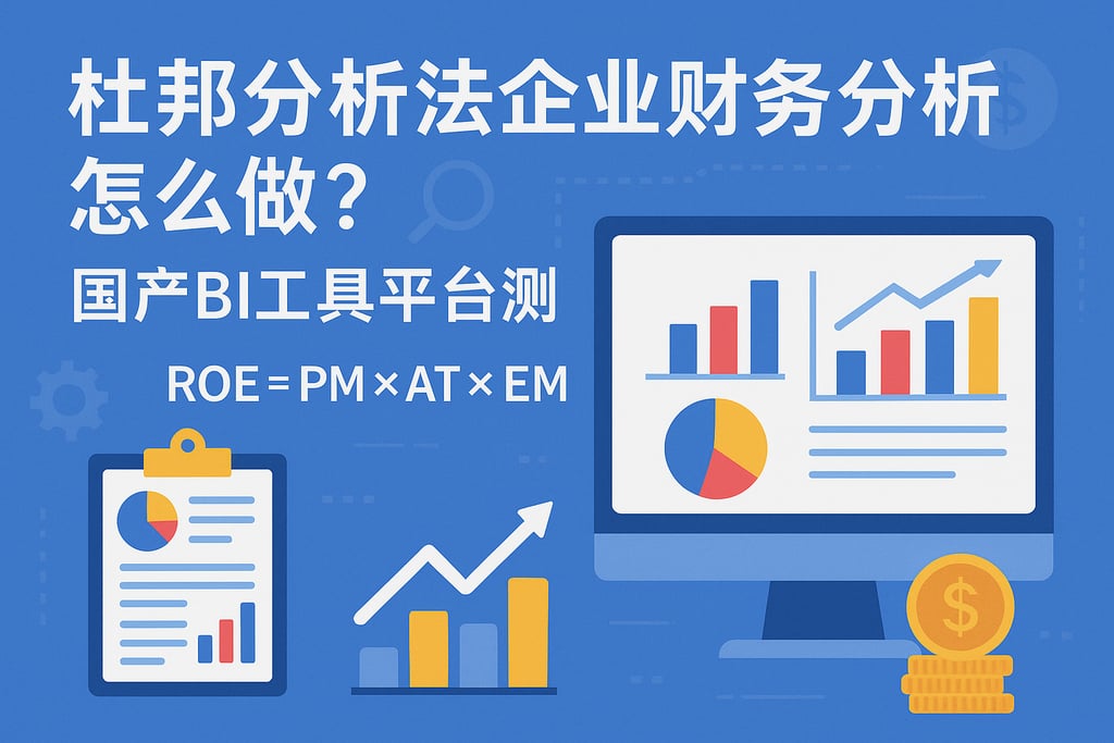 杜邦分析法企业财务分析怎么做？国产BI工具平台测评