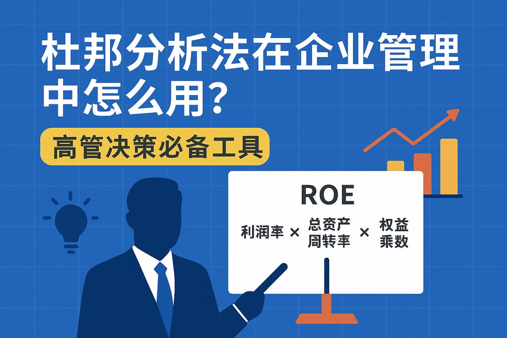 杜邦分析法在企业管理中怎么用？高管决策必备工具