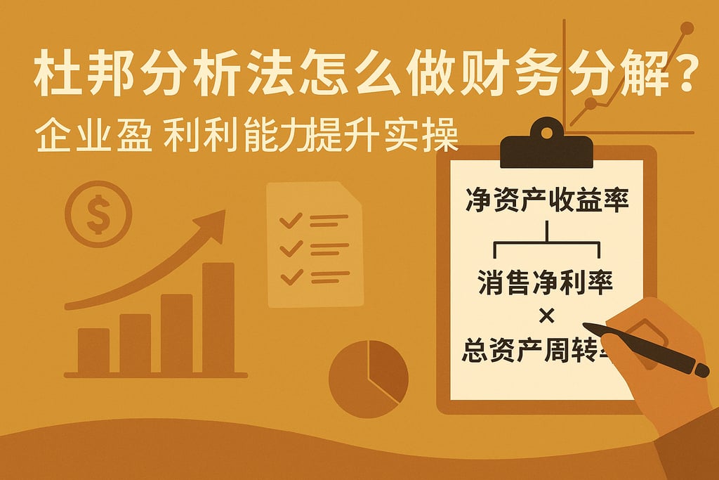 杜邦分析法怎么做财务分解？企业盈利能力提升实操