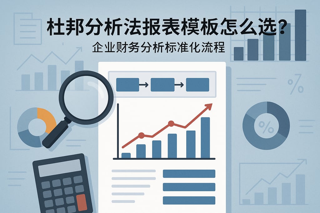 杜邦分析法报表模板怎么选？企业财务分析标准化流程